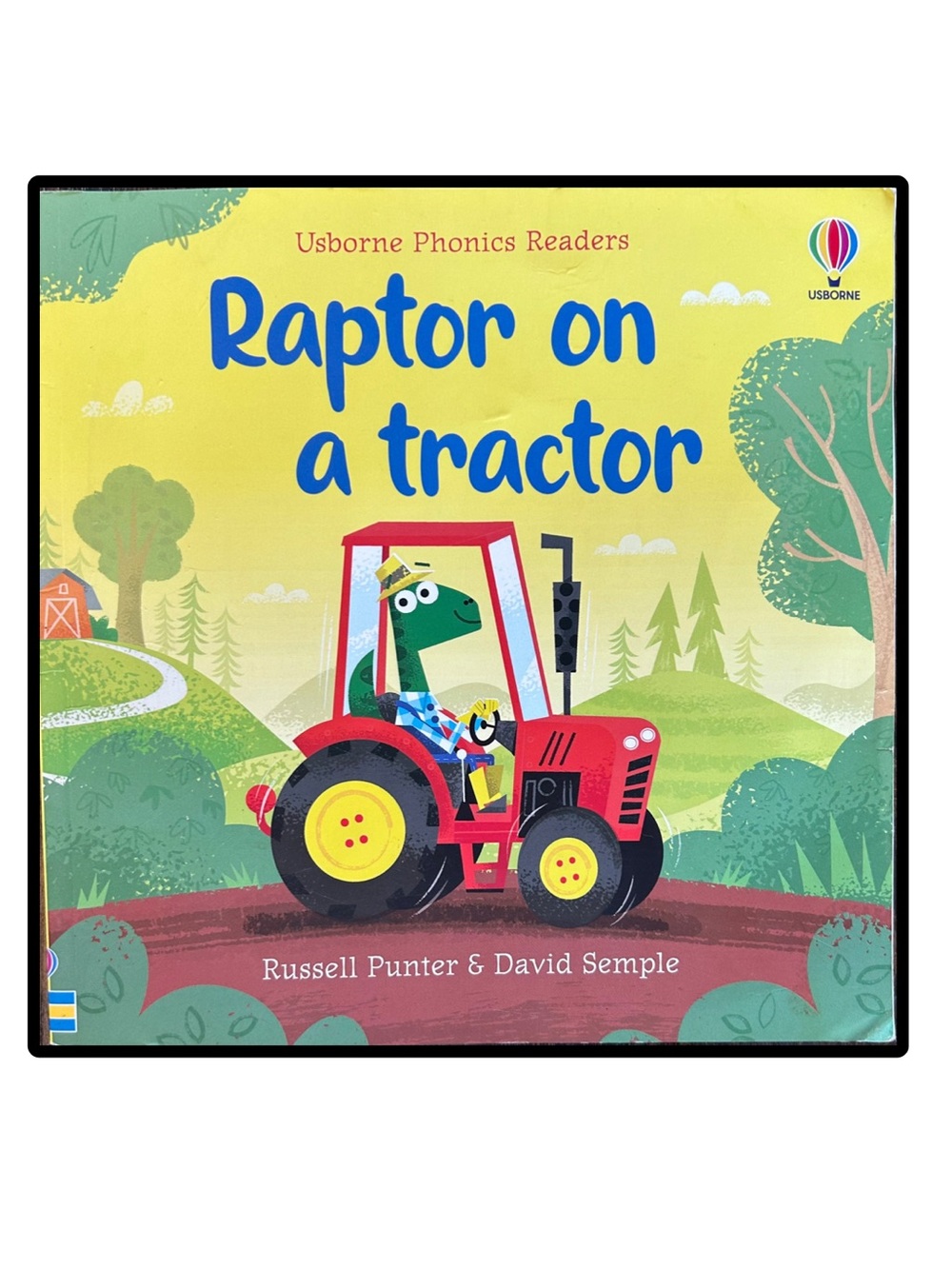 BUNDLE & SAVE📚Usborne Phonics Reader Raptor on a Tractor Softcover Book